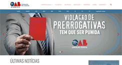 Desktop Screenshot of oab-rg.org.br